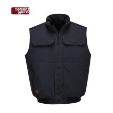many pockets Wholesale Winter sleeveless cheap work vest uniform